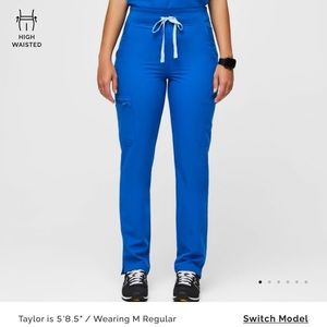 TWO PAIRS high waisted yola FIGS Scrubs-size L